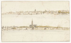 Dwa widoki na Antwerpię